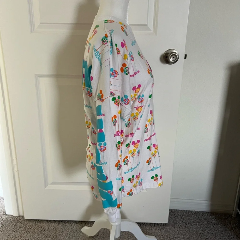 NWOT Colorful Balloon Print Disney Spirit Jersey XS - Picture 7 of 10